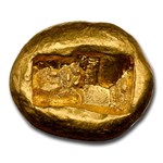 Lydia Gold Stater Croesus (561-546 BC) Ch AU NGC