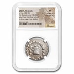 Lydia, Tralles Silver Cistophorus (166-128 BC) XF NGC