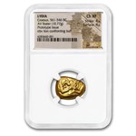 Lydian Gold Stater Croesus (561-546 BC) Ch XF NGC