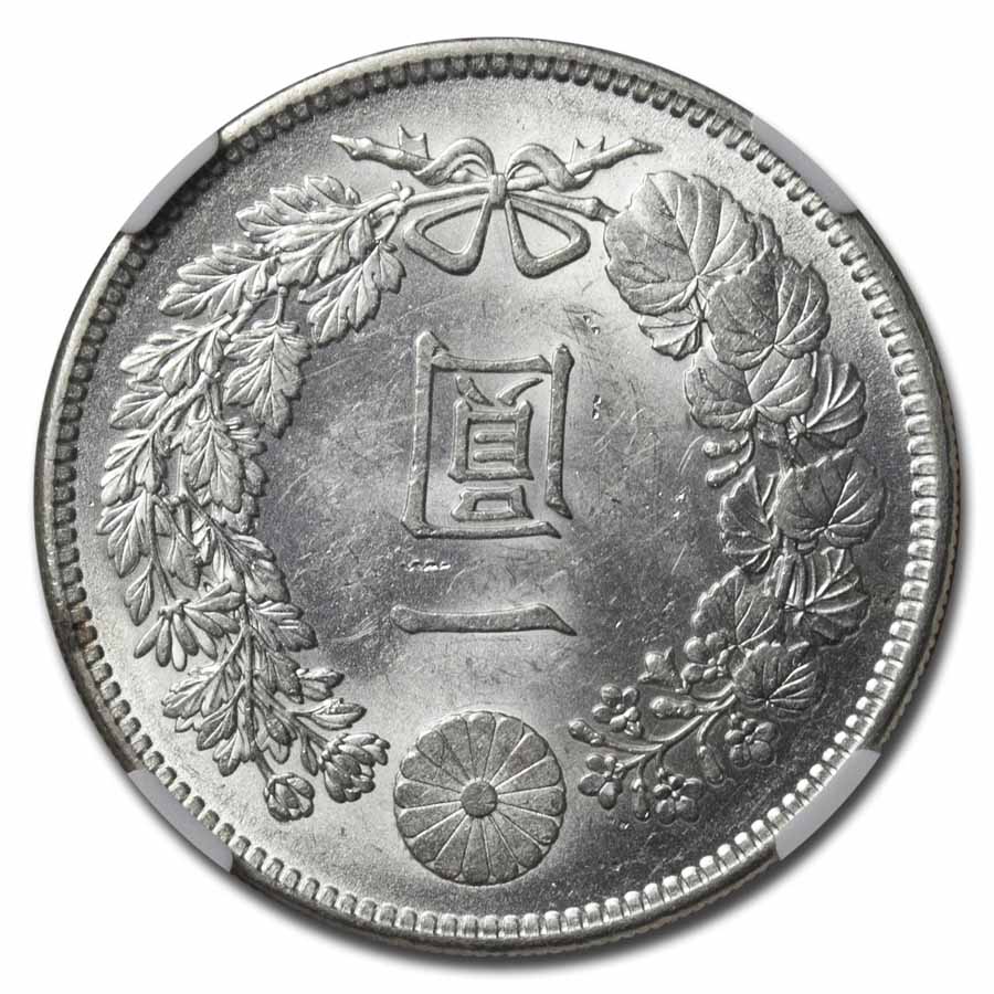 Buy M35 (1902) Japan 1 Yen Meiji Era MS-62 NGC | APMEX