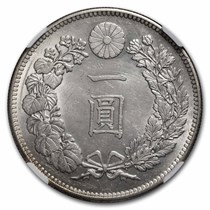 M37 (1904) Japan 1 Yen Meiji Era MS-62 NGC