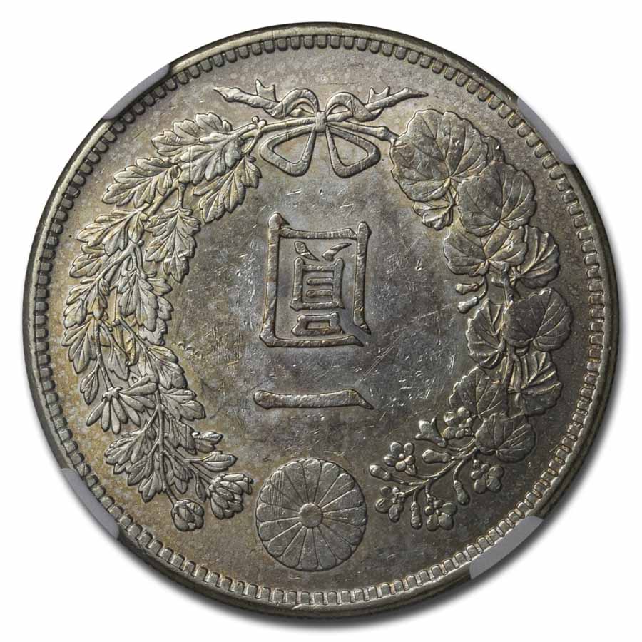 Buy M38 (1905) Japan 1 Yen Meiji Era MS-62 NGC | APMEX