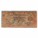 MacArthur Philippines Guerilla Currency 5 Pesos Banknote