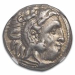 Macedon Alexander III Drachm (336-323 BC) Ch XF NGC Posthu. Issue