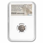 Macedon Alexander III Drachm (336-323 BC) Ch XF NGC Posthu. Issue