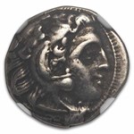 Macedon Alexander III Drachm 336-323 BC VF NGC Posthumous Issue