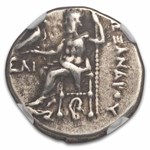 Macedon Alexander III Drachm 336-323 BC VF NGC Posthumous Issue