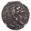 Macedon AR Drachm Alexander III 336-323 BC Ch Fine NGC (Lifetime)