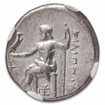 Macedonia AR Silver Drachm Philip III (323-317 BC) XF NGC (4/3)