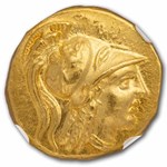 Macedonia Gold Stater Alexander III (336-323 BC) Ch AU NGC (4/4)