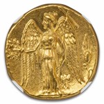Macedonia Gold Stater of Alexander III (336-323 BC) AU NGC (5/3)
