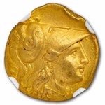 Macedonia Gold Stater of Alexander III (336-323 BC) Ch VF NGC 5/2