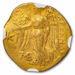 Macedonia Gold Stater of Alexander III (336-323 BC) Ch VF NGC 5/2