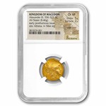 Macedonia Gold Stater of Alexander III (336-323 BC) Ch VF NGC 5/2
