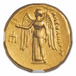 Macedonia Gold Stater of Alexander III (336-323 BC) Ch XF NGC 5/4