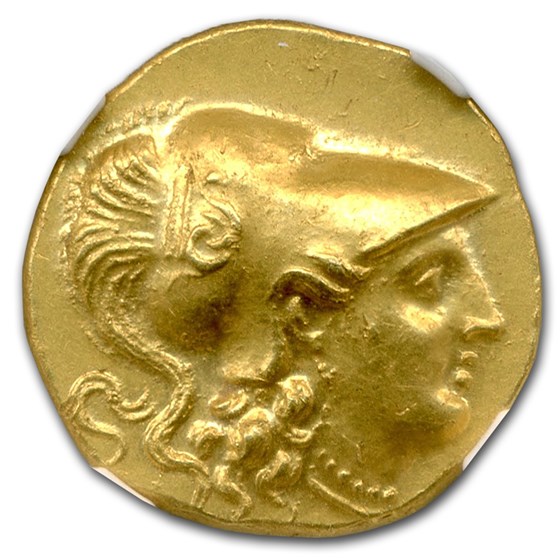 Macedonia Gold Stater of Alexander III (336-323 BC) MS NGC Macedonia Gold Stater of Alexander III (336-323 BC) MS NGC