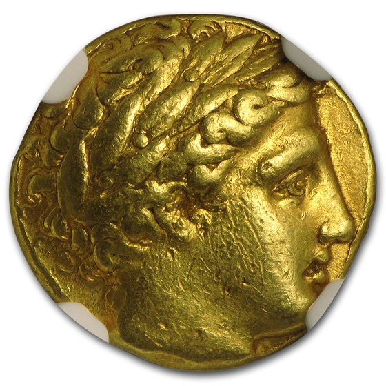 Macedonia Gold Stater of Philip II (359-336 BC) Ch VF NGC Macedonia Gold Stater of Philip II (359-336 BC) Ch VF NGC