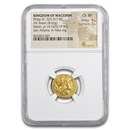 Macedonia Gold Stater Philip III (323-317 BC) Ch XF NGC (4/3)