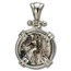 Macedonia Silver Drachm Alexander III (336-323 BC) Sterling Bezel