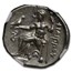 Macedonian AR Drachm Phillip III (323-317 BC) MS NGC