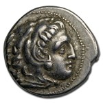 Macedonian Silver Drachm Alexander III (336-300 BC) VF-XF