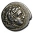 Macedonian Silver Drachm Alexander III (336-300 BC) VF-XF