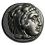 Macedonian Silver Drachm Alexander III (336-300 BC) VF-XF