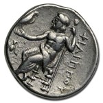 Macedonian Silver Drachm Alexander III (336-300 BC) VF-XF
