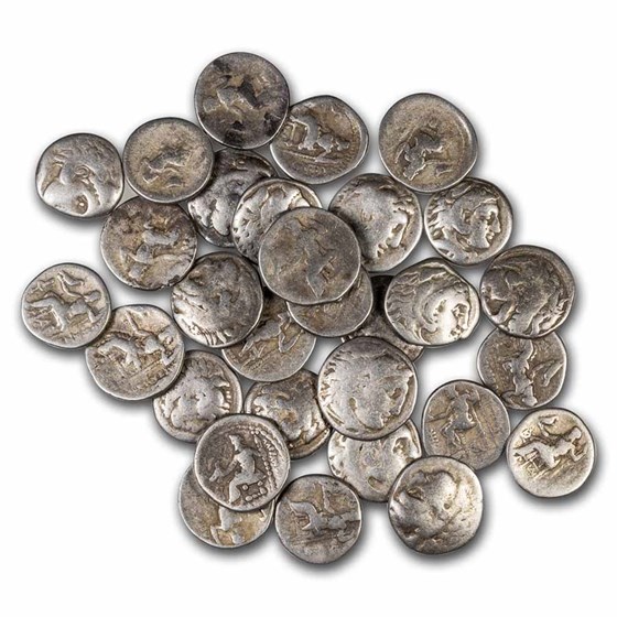 Macedonian Silver Drachm Alexander III (336-323 BC) VG-Fine Macedonian Silver Drachm Alexander III (336-323 BC) VG-Fine