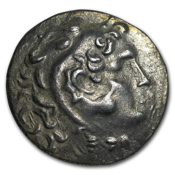 Macedonian Silver Tetradrachm Alexander III (336-323 BC) Fine-VF Macedonian Silver Tetradrachm Alexander III (336-323 BC) Fine-VF