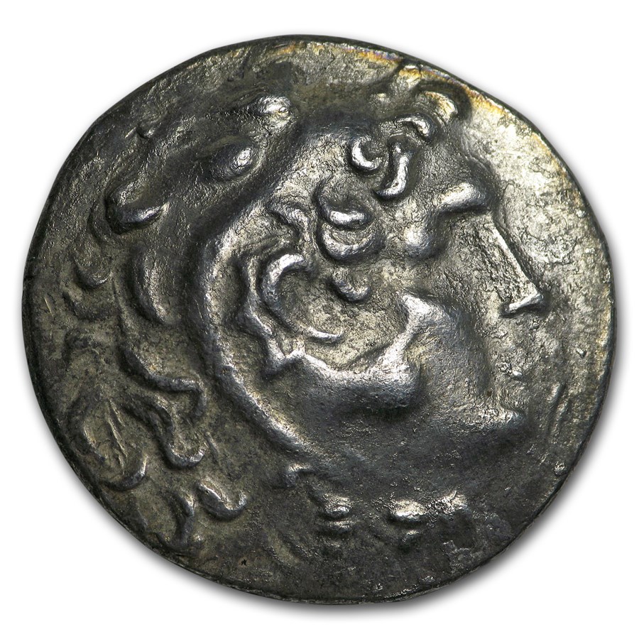 Macedonian Silver Tetradrachm Alexander III (336-323 BC) Fine-VF