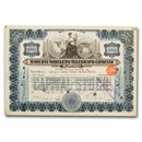 Marconi Wireless Telegraph Co Stock Certificate