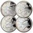 Marshall Islands 24-Pc Silver Legendary Aircraft of World War II