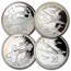 Marshall Islands 24-Pc Silver Legendary Aircraft of World War II