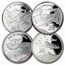 Marshall Islands 24-Pc Silver Legendary Aircraft of World War II