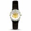 Men's Gilded President Seal Two-Tone Watch With Leather Band