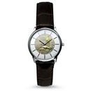 Men's Gilded Sacagawea Dollar Leather Band Watch