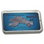 Metal Tin (Empty) - 1 oz Silver Building Block Bars - 12-Piece