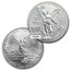 Mexico 1/2 oz Silver Libertad BU (Random Year)
