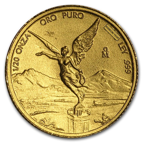 Mexico 1/20 oz Gold Onza &/or Libertad BU (Random Year, Abrasion) Mexico 1/20 oz Gold Onza &/or Libertad BU (Random Year, Abrasion)