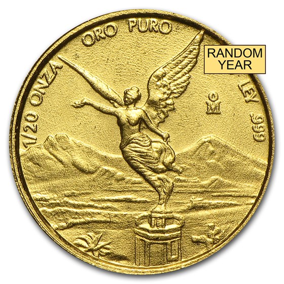 Mexico 1/20 oz Gold Onza &/or Libertad BU (Random Year) Mexico 1/20 oz Gold Onza &/or Libertad BU (Random Year)