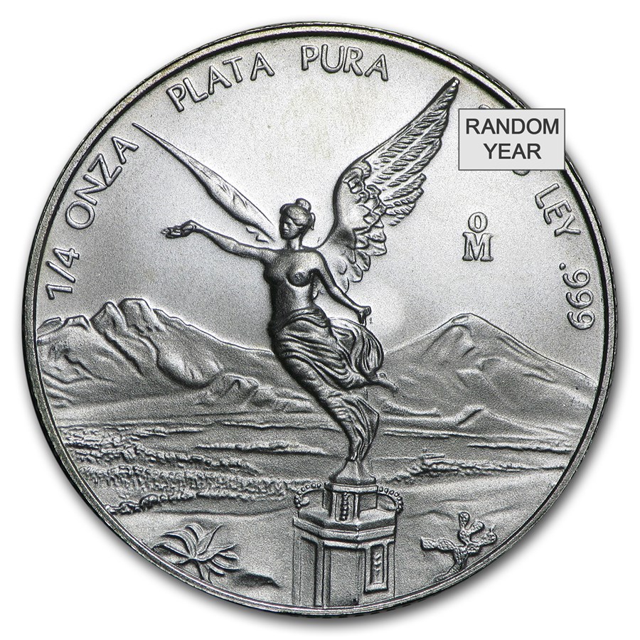 Mexico 1/4 oz Silver Libertad BU (Random Year)