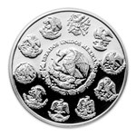 Mexico 1 oz Proof Silver 5 Pesos Casa de las Monjas (The Nunnery)