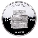 Mexico 1 oz Proof Silver 5 Pesos La Iglesia (The Church)