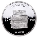 Mexico 1 oz Proof Silver 5 Pesos La Iglesia (The Church)