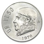 Mexico 1 Peso Jose Morelos (1970-1981) BU