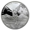 Mexico 2 oz Silver Libertad Proof (Random Year, Capsule)
