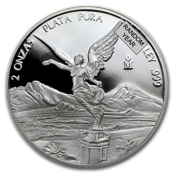 Mexico 2 oz Silver Libertad Proof (Random Year, Capsule) Mexico 2 oz Silver Libertad Proof (Random Year, Capsule)