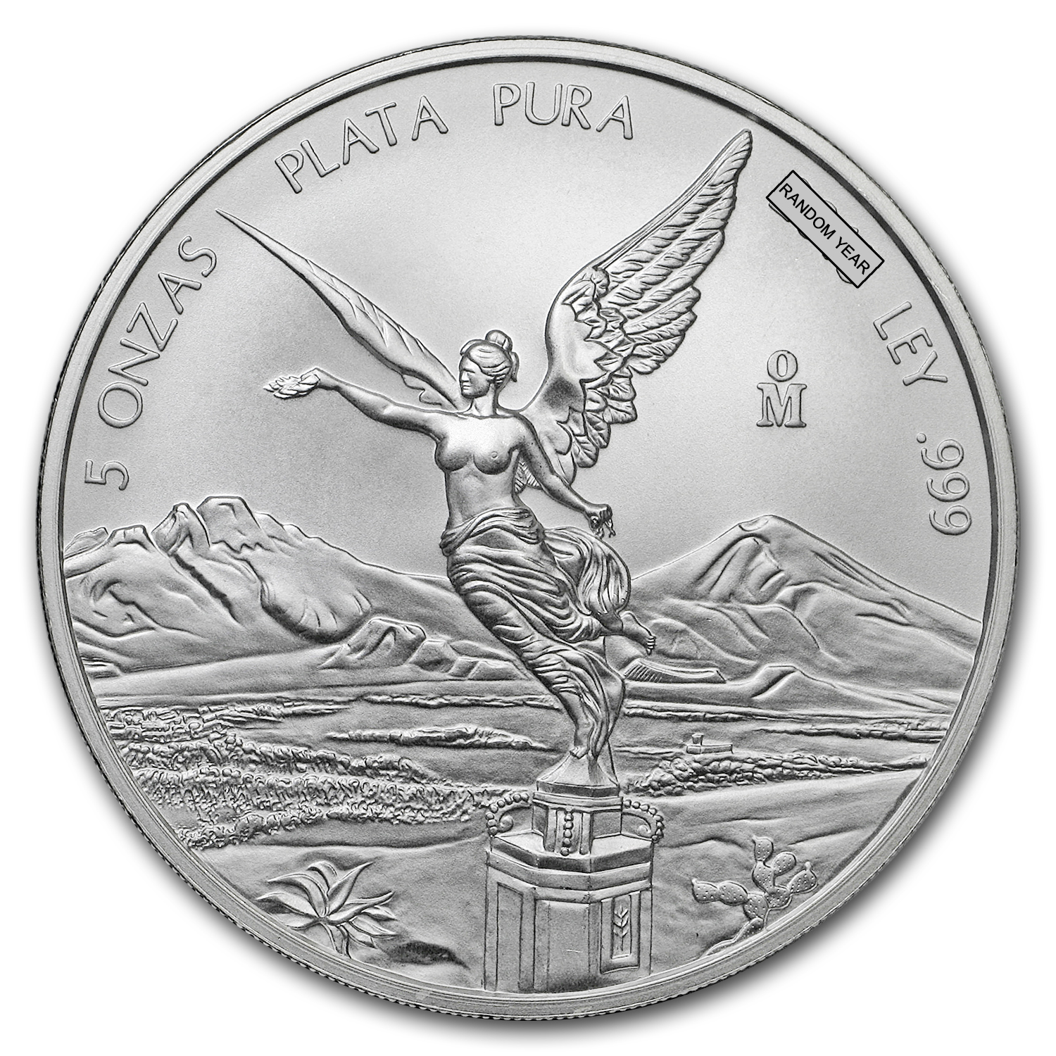 Original 5 oz Mexican Silver Libertad Coin Tube Banco de Mexico No Coins 