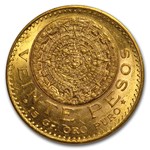 Mexico 7-Coin Gold Pesos Type Set BU